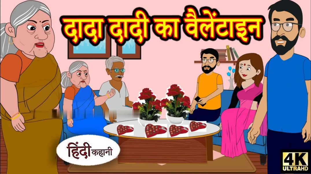 ⁣दादा दादी का वैलेंटाइन - Hindi Story _ Hindi Kahaniya _ Moral Stories _ Hindi Fairy Tales _ New