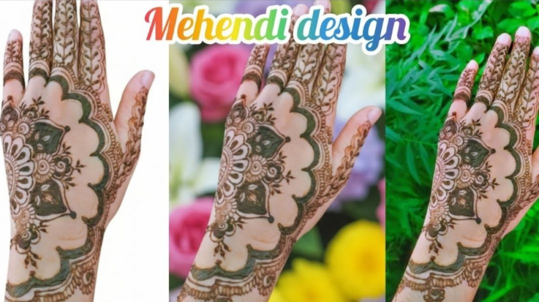 ⁣Stylish latest Mehendi Designs_Flower Mehendi Designs_Tranding Mehendi Designs_back hand designs_