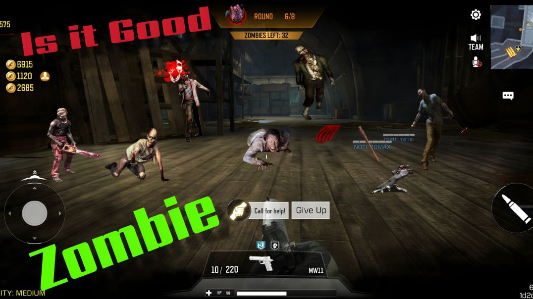 ⁣Zombie - kino Der Toten / Call of duty Black ios