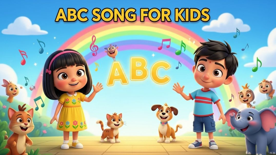⁣ABC Song for Kids | Learn Alphabet A to Z | Fun Nursery Rhyme