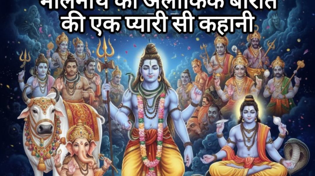 ⁣महाशिवरात्रि /भोलेनाथ की अलौकिक बारात की एक प्यारी सी कहानी