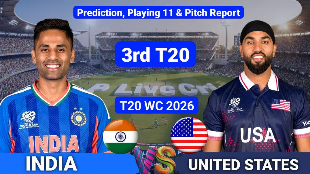⁣India Vs Usa Playing 11