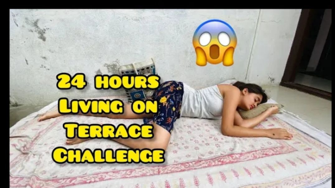 ⁣😱Living Ghar se Bahar for 24 HOURS Challenge Gone wrong🥺 _ Dhoop me health kharab 🤪 _ Kavya Singh