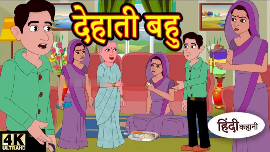 ⁣Kahani देहाती बहु - Hindi Kahaniya _ Bedtime Moral Stories _ Hindi Fairy Tales _ Funny Story _ New(7