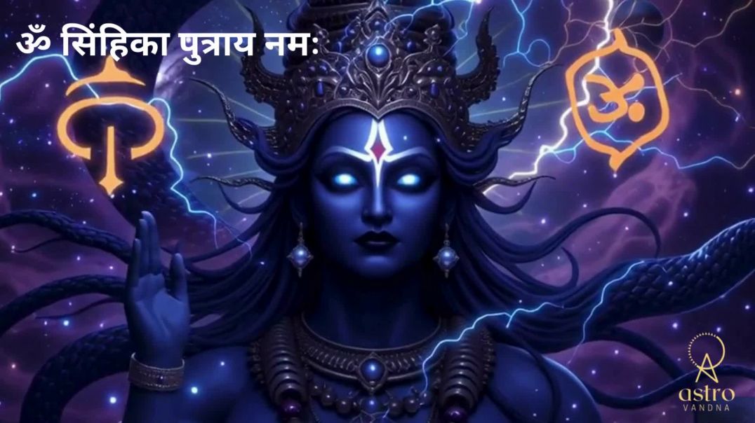 ⁣ॐ सिंहिका पुत्राय नमः | राहु का बीज मंत्र  | @AstroVandna