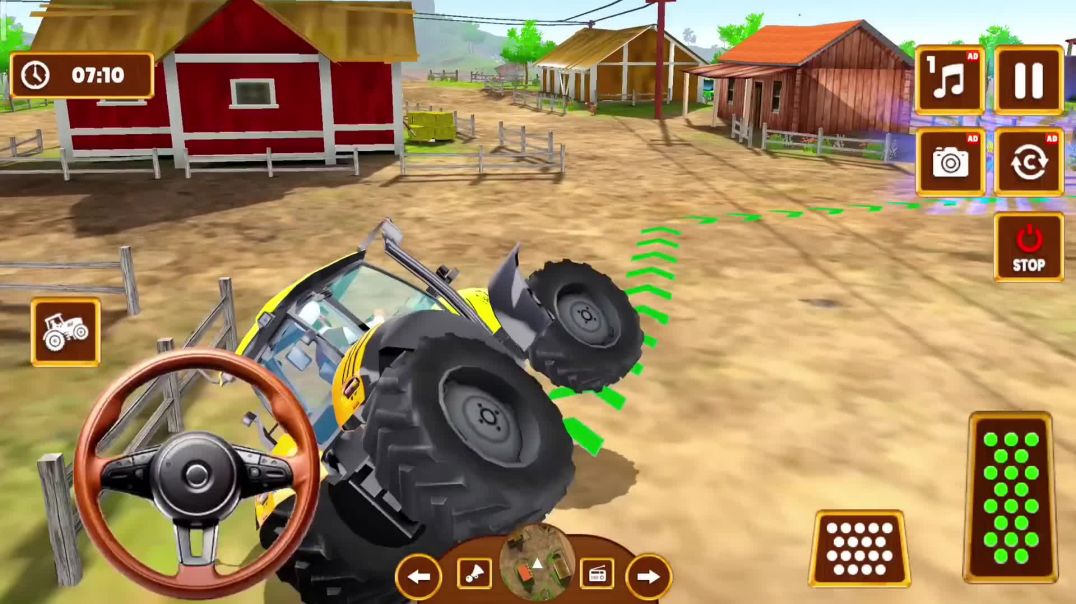 ⁣Modern Tractor Farming Driving Simulator 3D - New Tractor Games - Android  Game