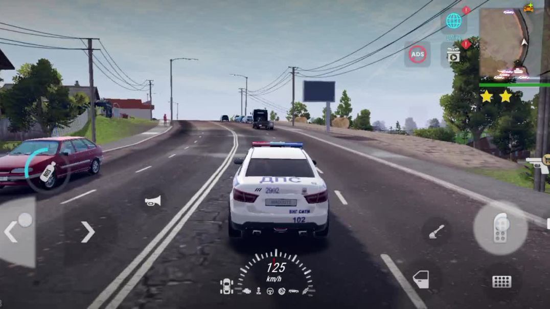 ⁣Gadi chura ke fara police lagi piche