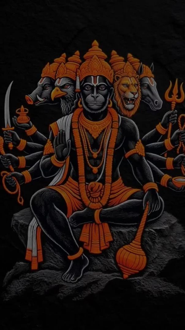 जिसने राम का नाम लिया उस पर कृपा बरसी हनुमान जी की 🚩🙏 | Hanuman Bhajan Status | Ram  #trending
