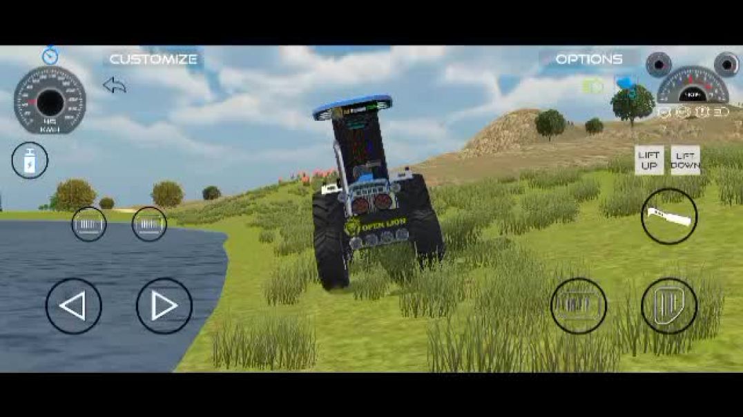 ⁣फोर्ड 3600 को नदी में से पार किया