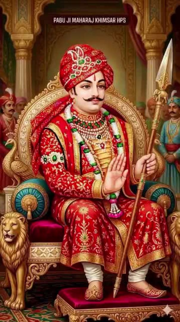 श्री_पाबूजी_महाराज_❣️____#pabuji_#rathor_#rajput_#rajputana_#kolupabuji(1)