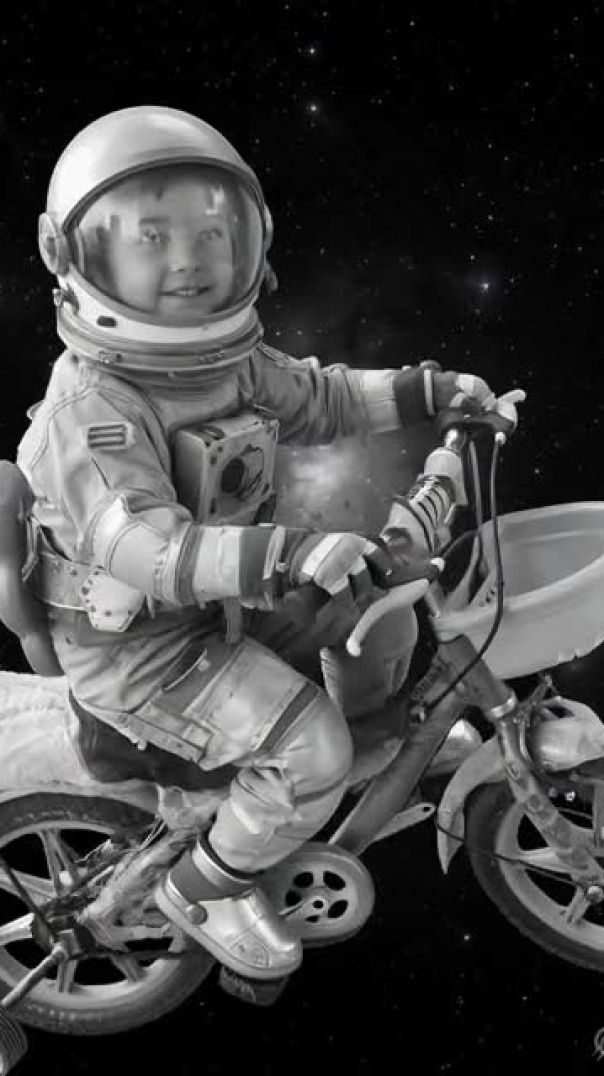 अंतरिक्ष में साईकिल यात्रा 😱😳