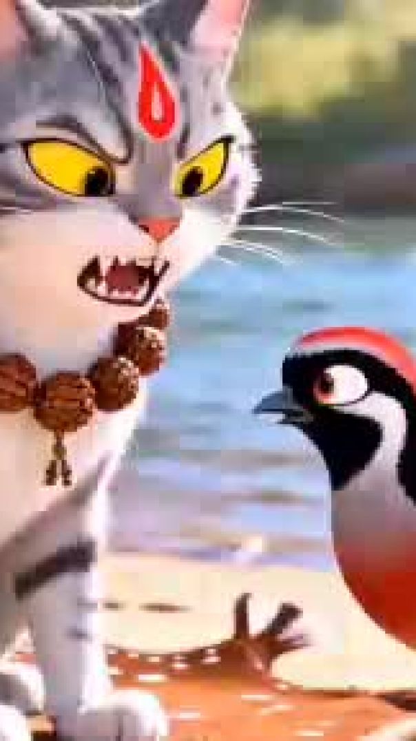 ⁣tapasvini Billi  ki kahani #cartoon #viral #animation #latest​ #trending #kidsstory #tiktok2026 #shorts #anime #[217