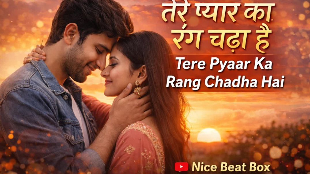 ⁣tere pyar ka rang chada he hindi song