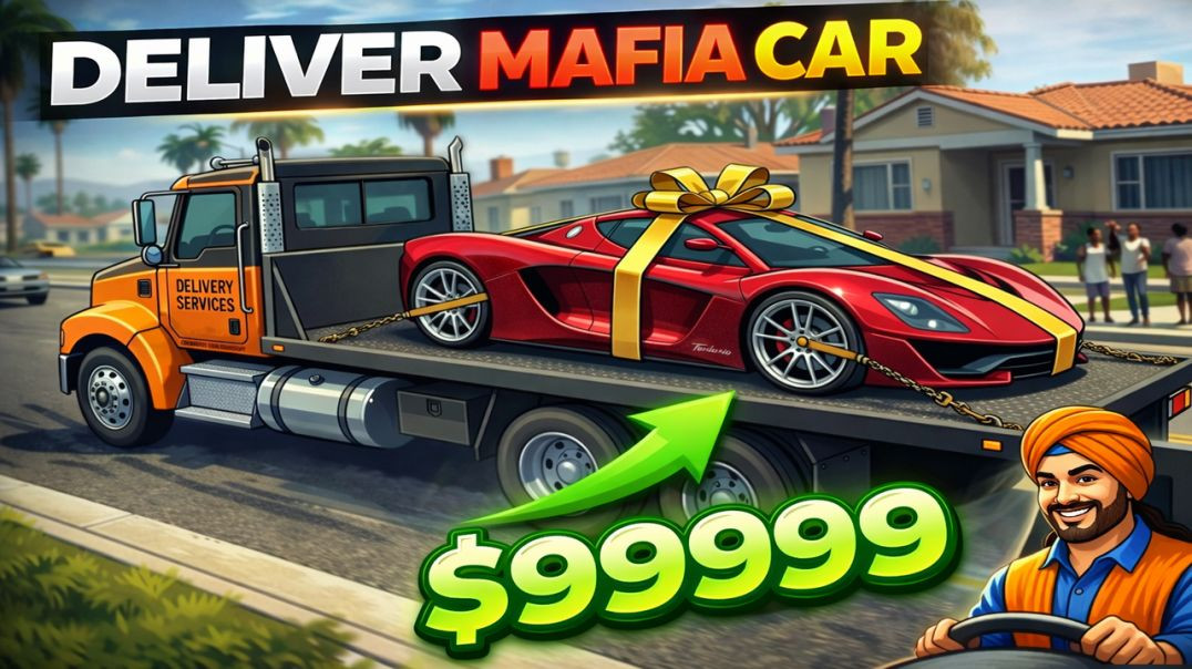 ⁣I DELIVER MAFIA CAR FOR HIS SON BIRTHDAY 🎂💐
