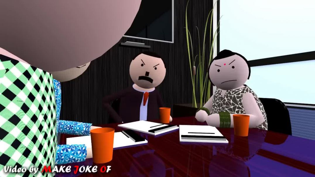 ⁣STORY_OF_AN_OFFICE_MEETING funny videos and cartoon video