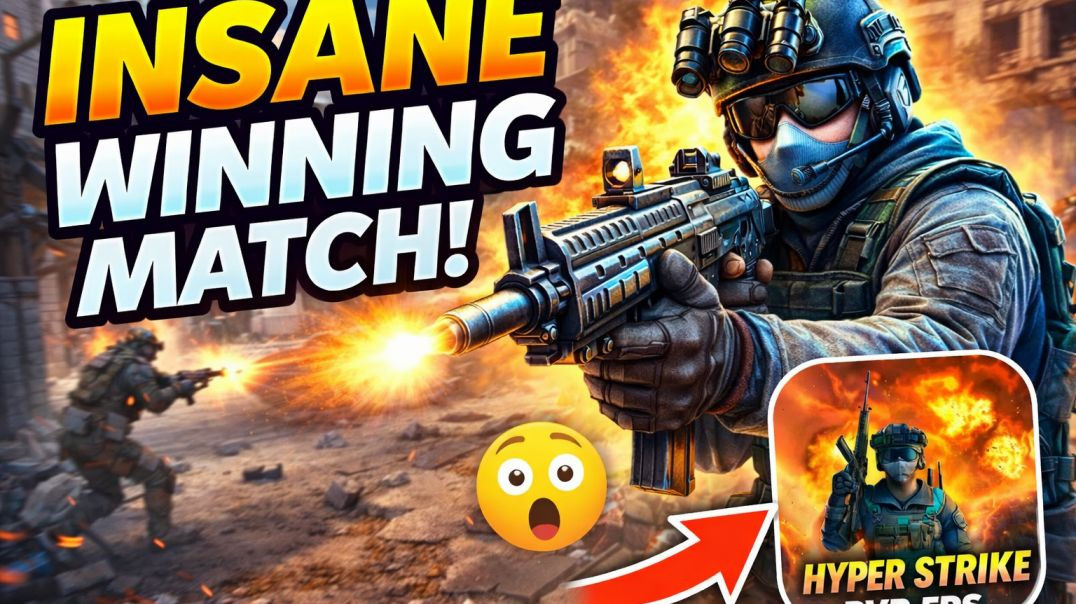 ⁣🔥 Hyper Strike PVP FPS में खतरनाक Match 😱 | Last में क्या हुआ देखो!