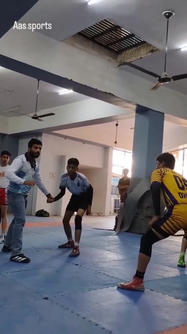 Double Thai hold skill practice Kabaddi