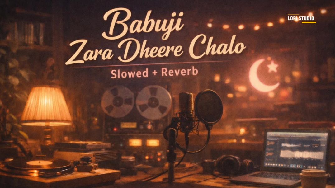 ⁣Babuji Zara Dheere Chalo | Slowed + Reverb | Lofi Studio 🎧