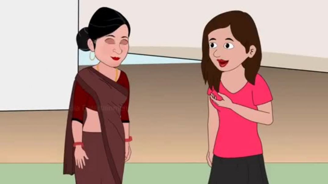 ⁣छोटे कपड़ों वाली बीबी -2 _ Hindi Story _ Hindi Kahani _ Moral Stories _ cartoon story(MP4)