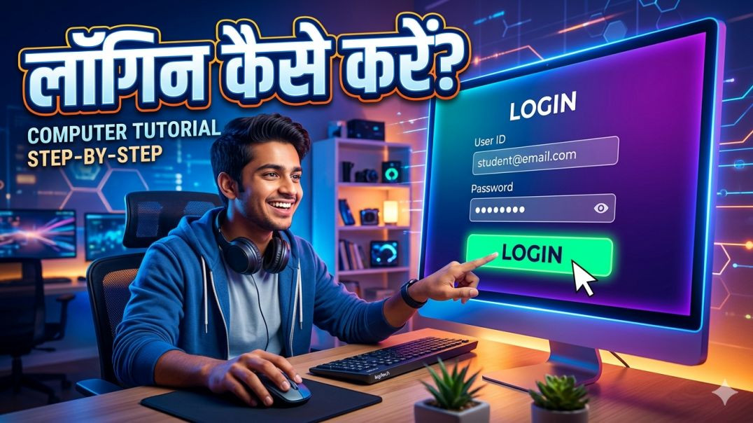 ⁣User ID और Password से Login कैसे करें? | Computer Basic | Success Point Computer Academy #shorts