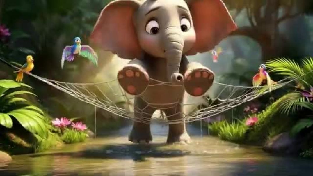 ⁣Ek_Mota_Hathi_Ghumne_Gaya___एक_मोटा_हाथी___Popular_Hindi_Rhymes_#ekmotahathighumechala___#cartoon(360p)