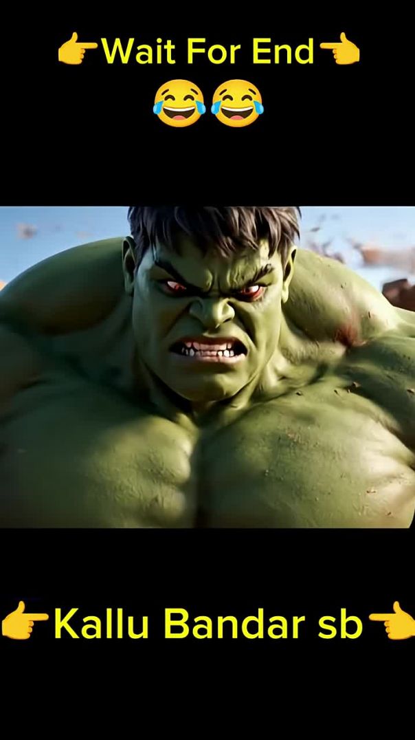 Hulk ki dadi jab wara machli lane keheta hai tab hulk jo karte hai_ _Hindi funny video_😂