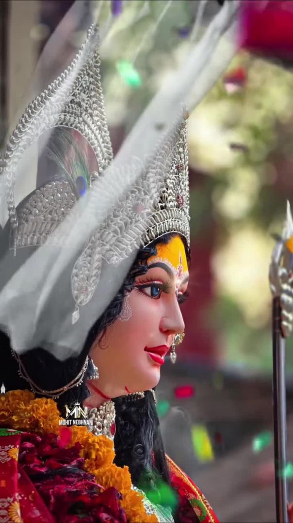 मा 🥹 Photo Credit📷@mohitnebhnani26 #followme  @paharpur_ki_kalimaa जय माता दी 💫🚩🎶🙇🙏@maa