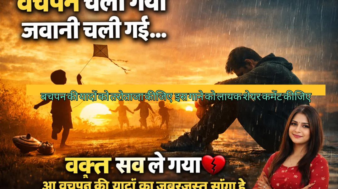 ⁣बचपन चला गया जबानी चली गई हिंदी सॉन्ग