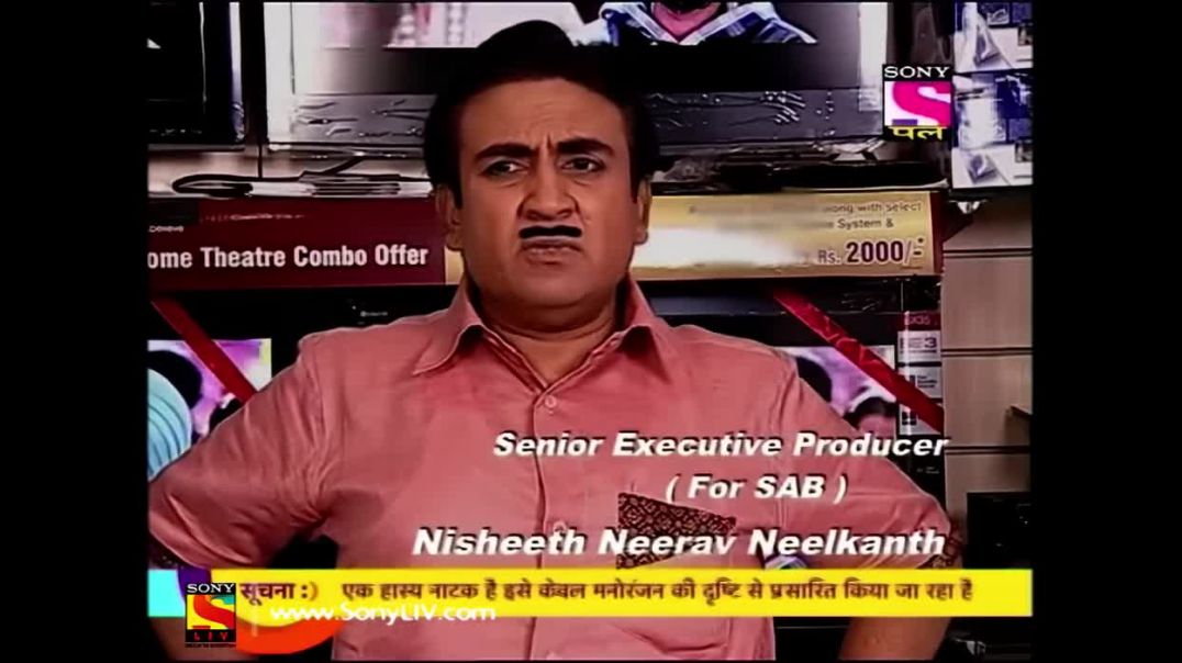 ⁣Taarak Mehta Ka Ooltah Chashmah -  Full Episode 1004 - 14th  March _ 2018(720P_HD)