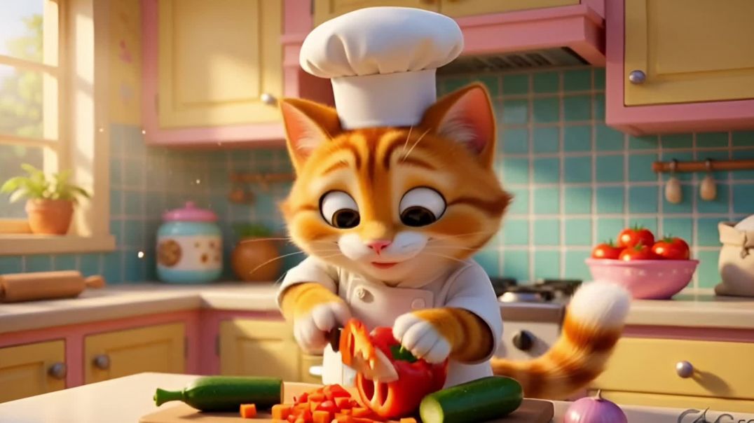 ⁣Chef Cat & Chuha Racing Challenge! 🐱🐭🏁 | Funny Cartoon Cooking 😂 story 🤣