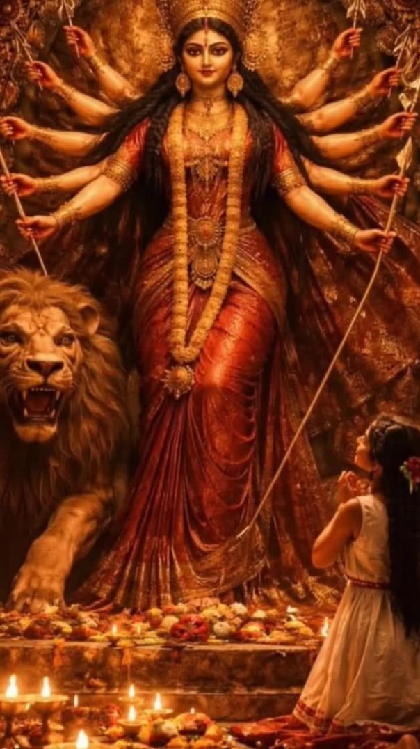 मां आई हैं दुख दूर हो जाएंगे 🌺🙏 | Maa Durga Status | Jai Mata Di 🚩 #trending #jaimatadi