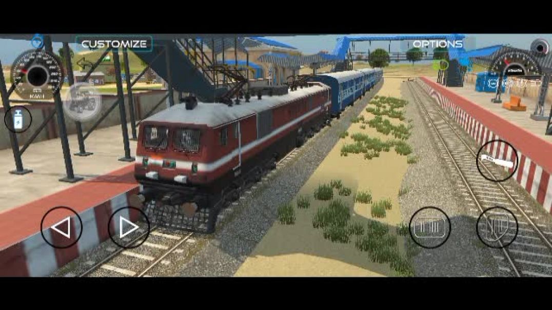 ⁣भारतीय रेल स्टेशन पार करते टाइम का वीडियो