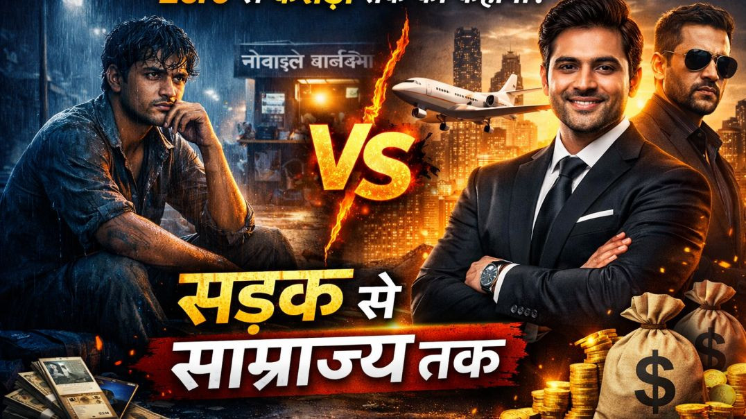 ⁣सड़क पर सोने वाला लड़का बना करोड़पति 😳 | Success Story Hindi