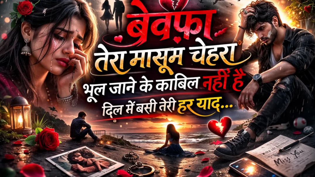 ⁣बेवफा तेरा मासूम चेहरा hindi song