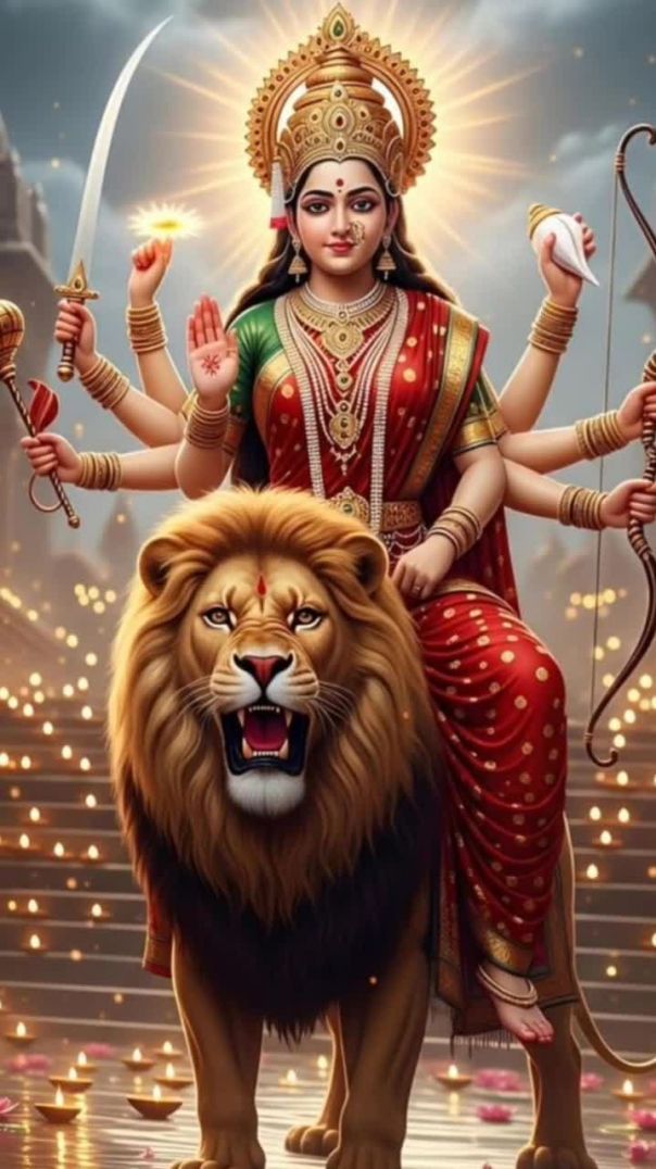 आवेगी मेरी मां दुख हरैके सुख बरसैके 🌺🙏 | Mata Rani Status #trending #maa