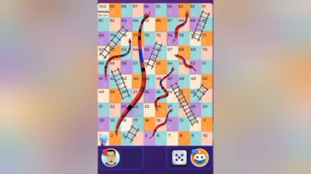 ⁣My 2nd Game challenge 🔥|| snakes and ladders match live 🐍🐍