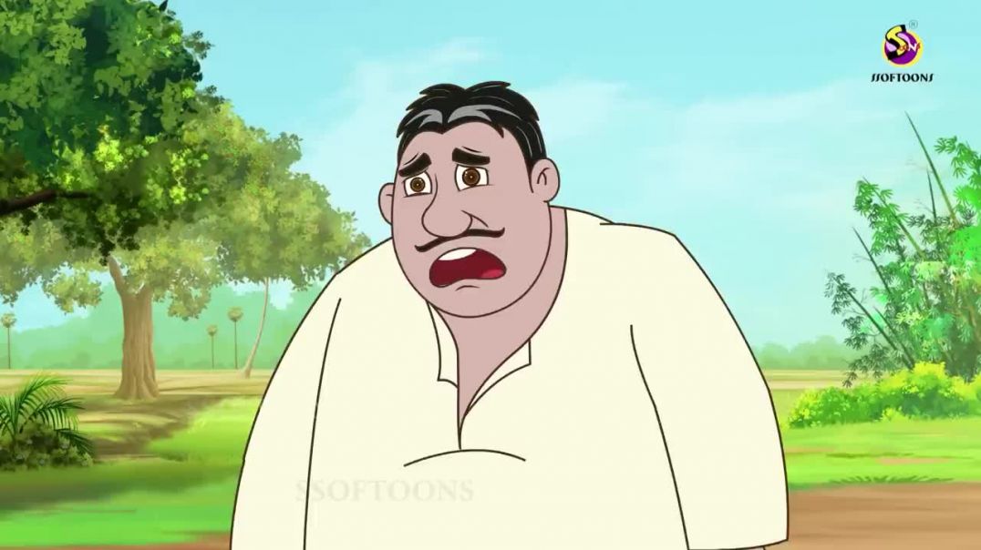 ⁣Buddhur Boma Kando _ Buddhu Comedy _ Bengali Funny Cartoon _  Ssoftoons