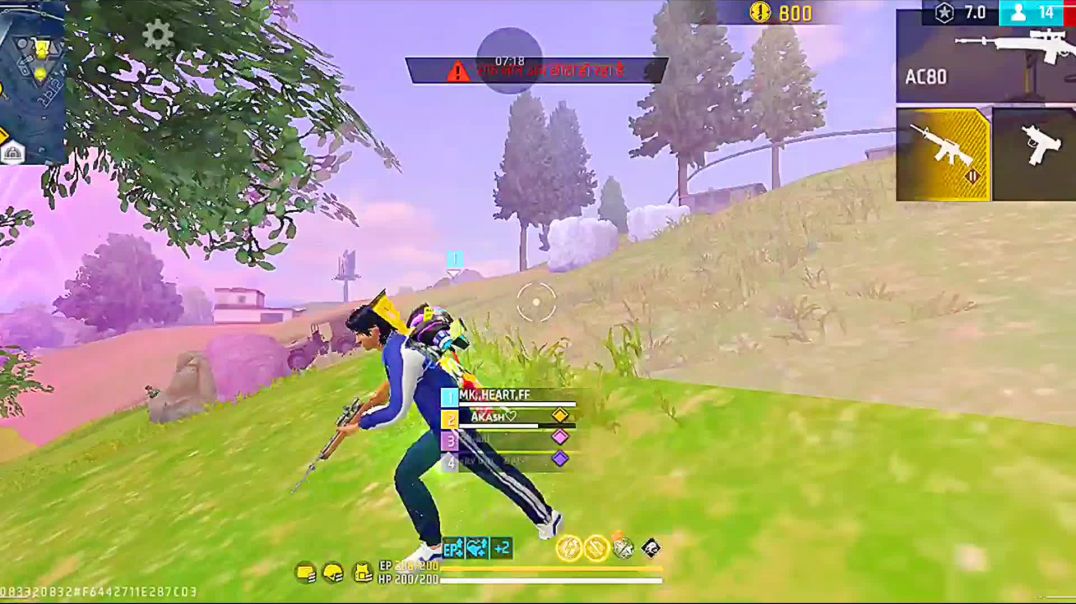 ⁣Free fire x song x highlighte -killer