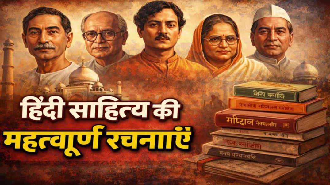 ⁣हिंदी साहित्य की महत्वपूर्ण रचनाएँ