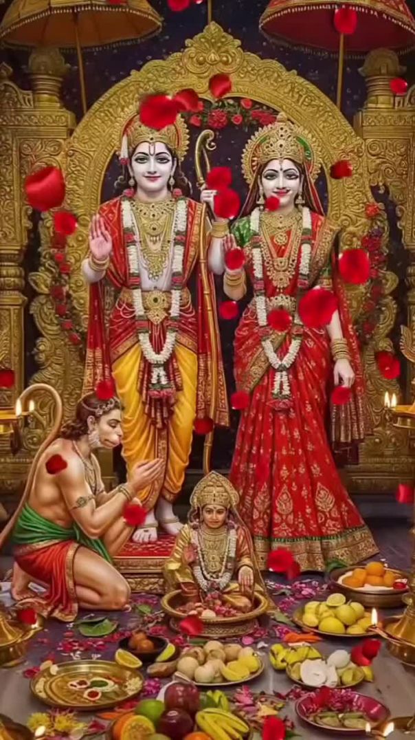 राम जन्म का पावन दिन, हर दिल में बसें श्री राम। जय श्री राम। 🙏 देव दर्शन।