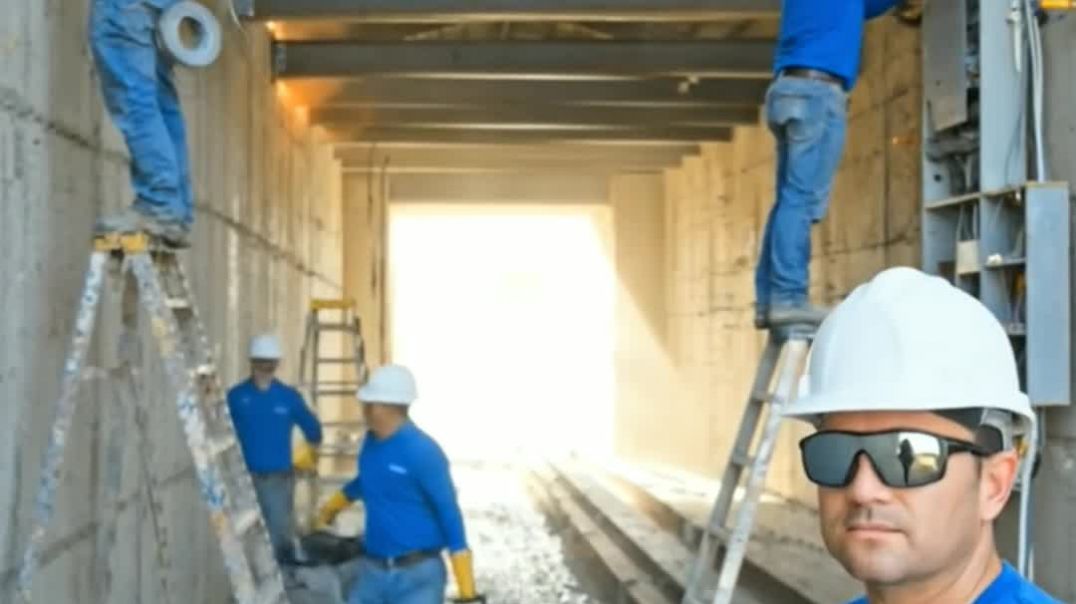 ⁣Secret Luxury Bunker #trending #ytshorts #usa #viral #uk #luxury #satisfying #construction #ai