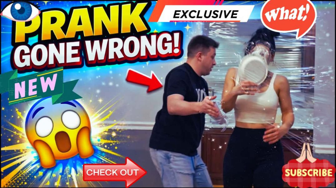 ⁣Funny Reactions of Men, Women & Kids Caught by Plastic Wrap! 😱
