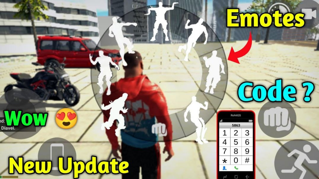 ⁣New Update Indian Bike driving 3d 😲 Emote cheat code