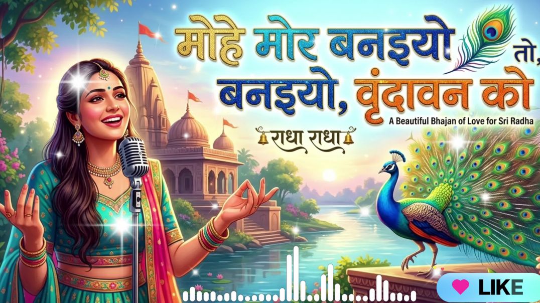 ⁣मोहे मोर बनइयो तो बनइयो वृंदावन को | Mohe Mor Banaiyo To Banaiyo Vrindavan Ko