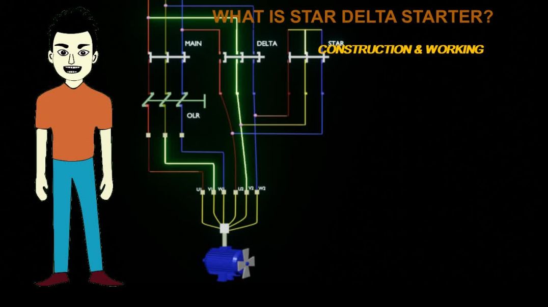 ⁣STAR DELTA starter construction & working