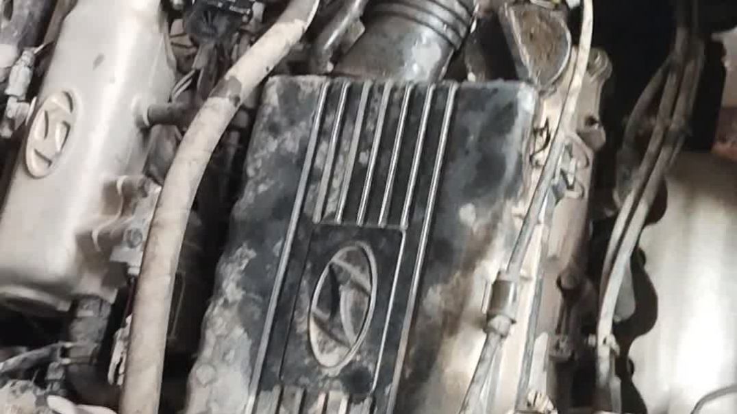 ⁣इस गाड़ी में पानी लीकेज होने के कारण गैस कीट उड़ गया