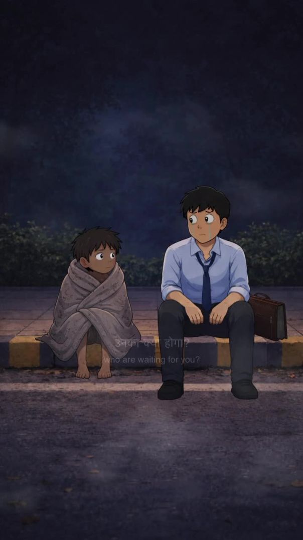 Kisi ke paas ghar tha, kisi ke paas sirf himmat