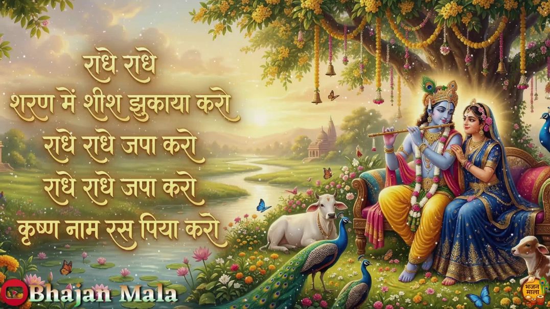 ⁣⁣राधे राधे जपा करो | Radhe Radhe Japa Karo | कृष्ण नाम रस पिया करो | Radha Krishna Bhajan 2026