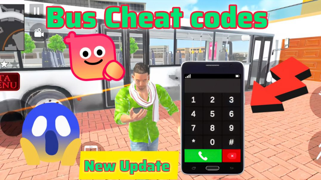 ⁣New White Bus cheat codes 2026 || Indian thefts aura simulator game || Nikhil gaming life