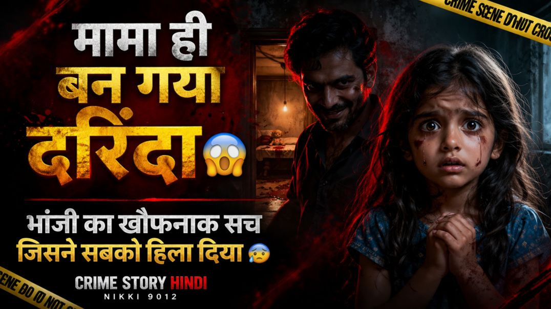 ⁣मामा ही बन गया दरिंदा 😱 | भांजी का खौफनाक सच जिसने सबको हिला दिया | Crime Story Hindi | Nikki 9012